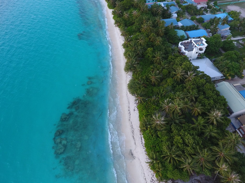 Dhigurah Island Beach Drone 